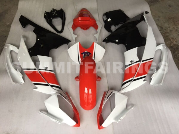 Fairings For Yamaha R6, 2008-2012 – Red, White & Black – Summit