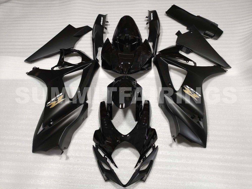Étuis pour Suzuki - GSXR1000 K7 07-08 Noir mat Noir brillant