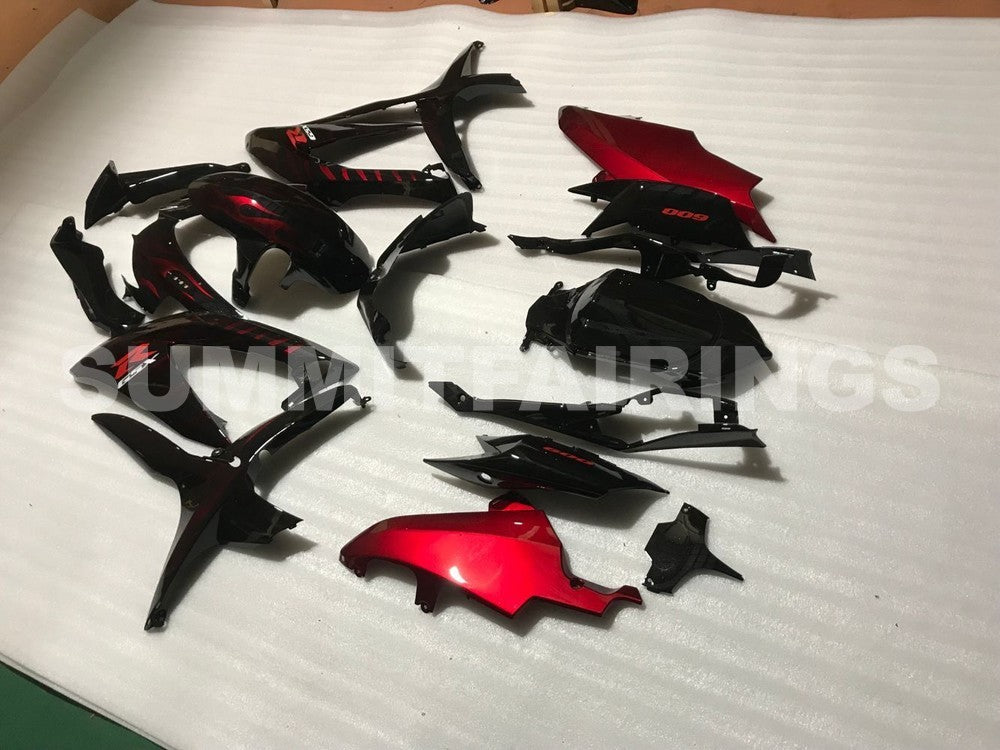 Fairings For Suzuki GSXR 600 750 (2008-2010) Red Flame