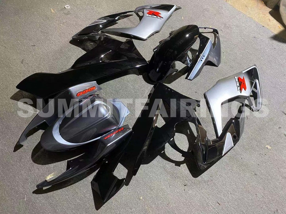 Защитные обтекатели для Suzuki - GSXR1000 K5 05-06 серый, черный и серебряный