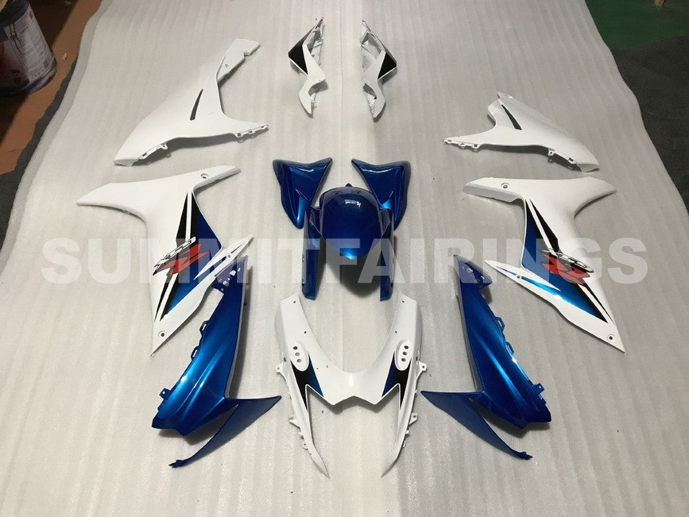 Fairings For Suzuki GSX-R600 / 750, 2011-2021 - White & Blue