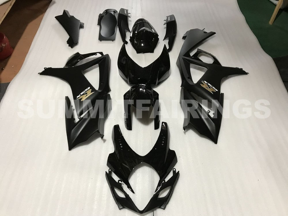 Étuis pour Suzuki - GSXR1000 K7 07-08 Noir mat Noir brillant
