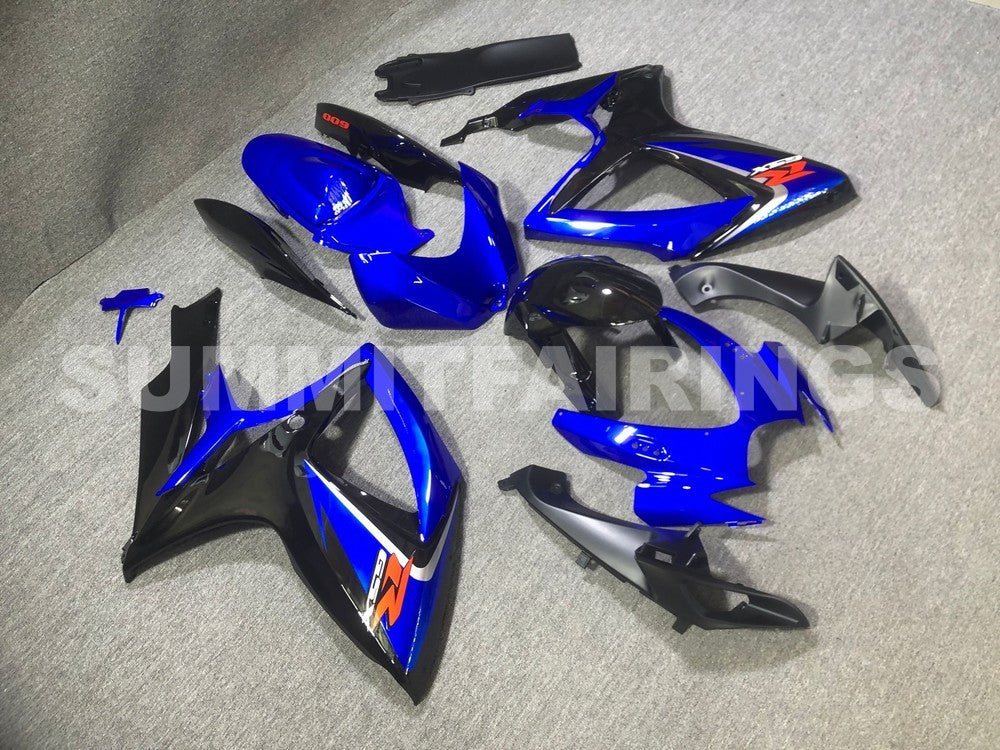 Фары для Suzuki GSXR 600 750 (2006-2007) Сине-чёрный