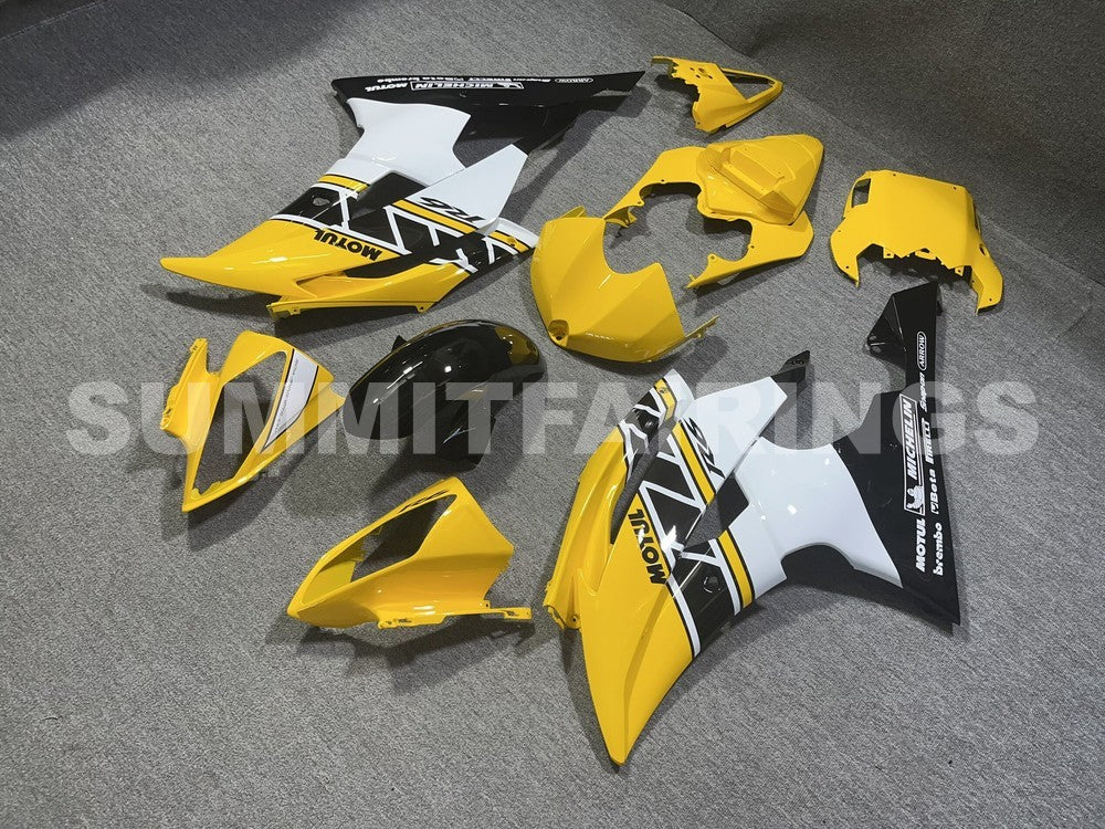 Voorwerken voor Yamaha YZF-R6 2008-2016 Zwart Geel Wit