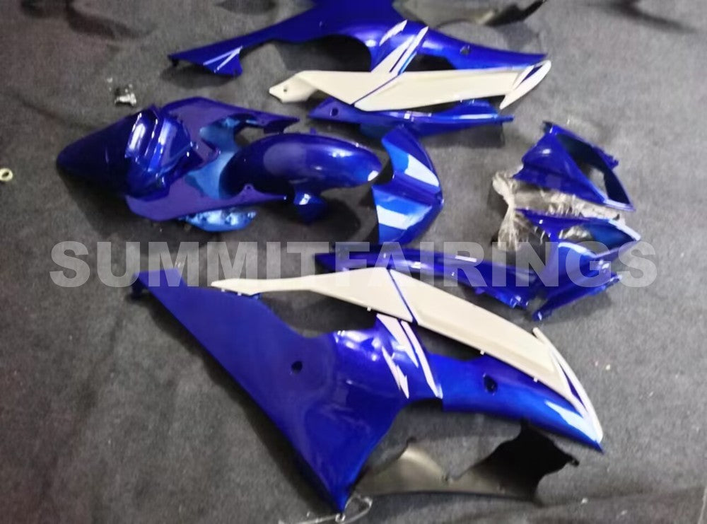 Voorzijden voor Yamaha YZF-R6 2008-2016 Blauw Wit