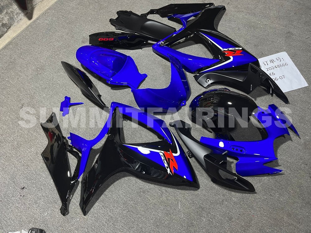 Фары для Suzuki GSXR 600 750 (2006-2007) Сине-чёрный