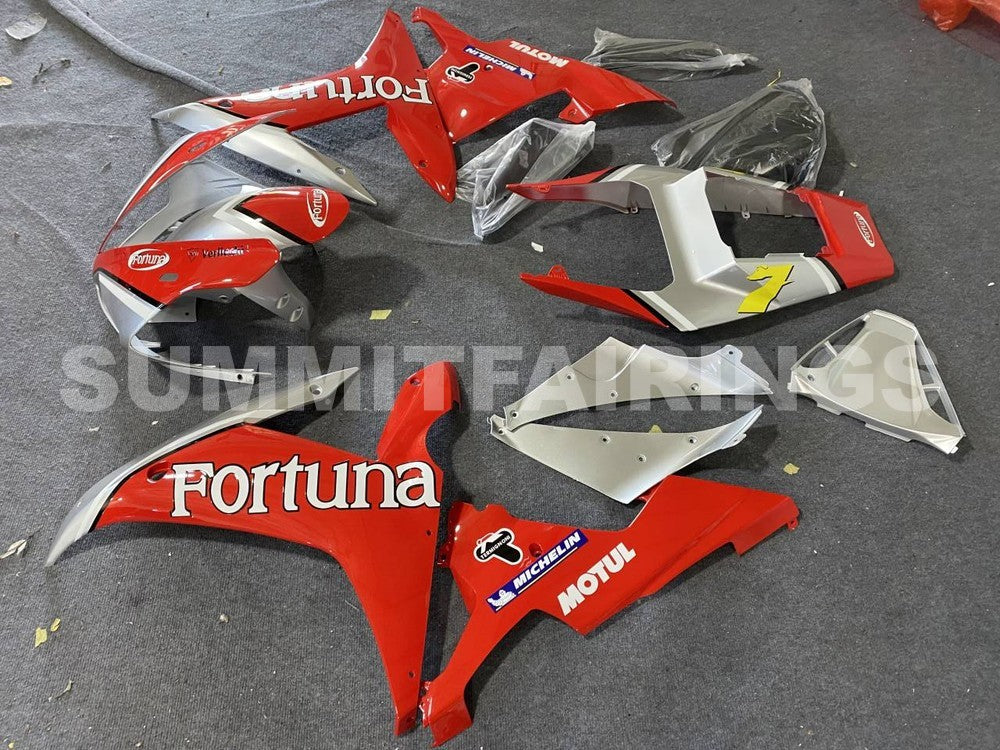 Fairings For Yamaha YZF-R1 Red Silver Fortuna (2002-2003)