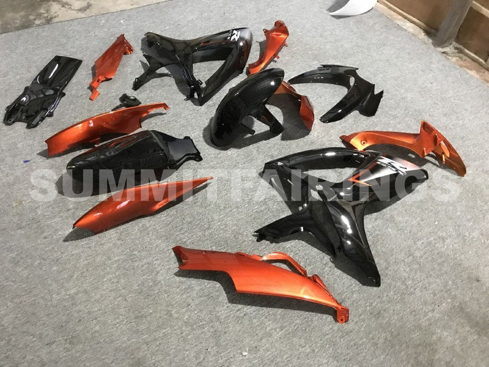 Suzuki İçin Kapağı | GSX-R600 / 750, 2006-2007 - Parlak Siyah ve Turuncu