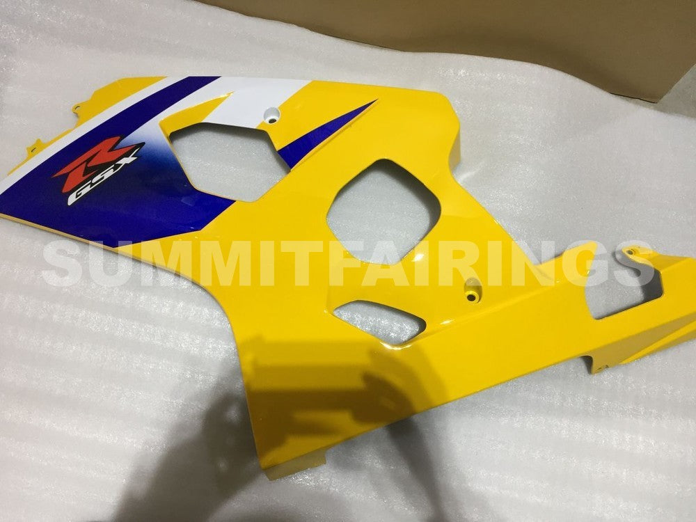 Fairings For Suzuki - GSXR600-750 K4 04-05 Blue Yellow