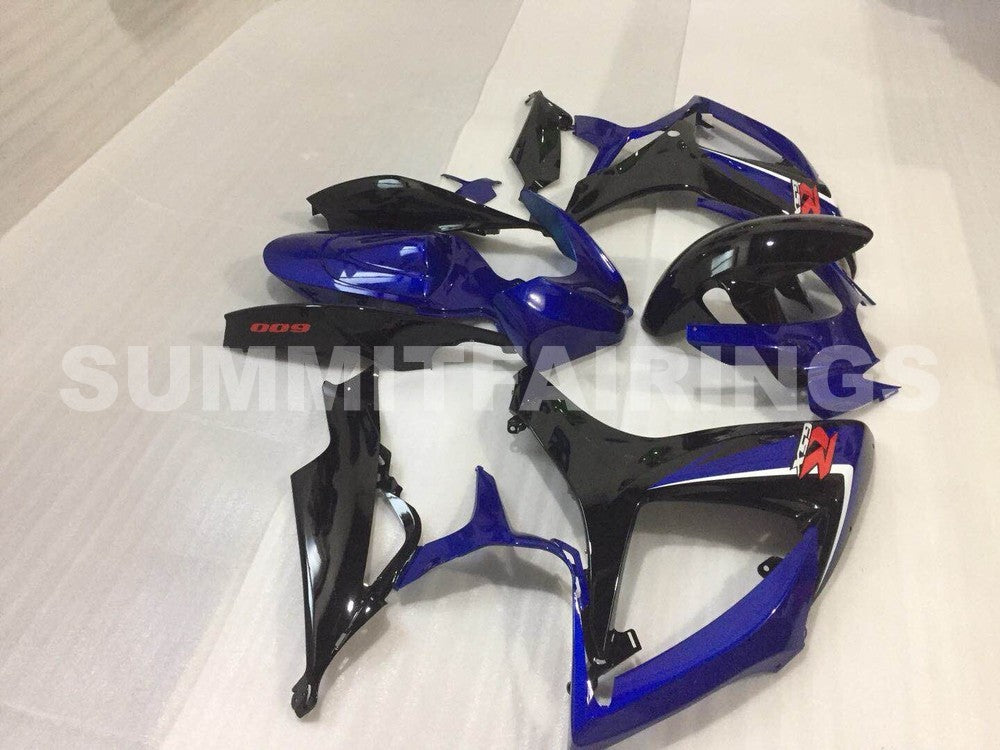 Фары для Suzuki GSXR 600 750 (2006-2007) Сине-чёрный