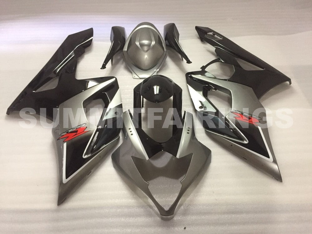 Защитные обтекатели для Suzuki - GSXR1000 K5 05-06 серый, черный и серебряный
