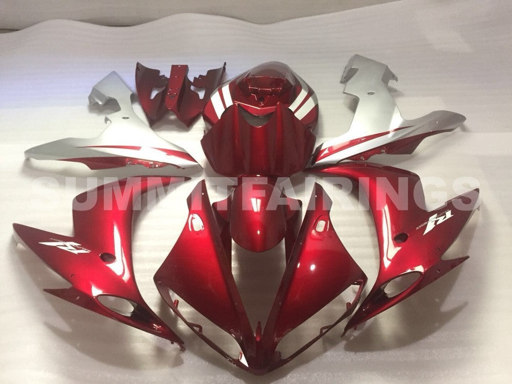 Fairings For Yamaha YZF-R1 Red & Silver R1 (2004-2006)