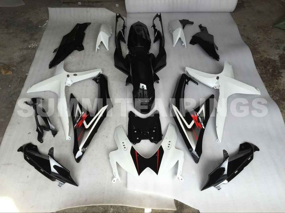 Suzuki GSXR 600 750 Beyaz & Gümüş GSXR (2008-2009-2010) İçin Kapağı