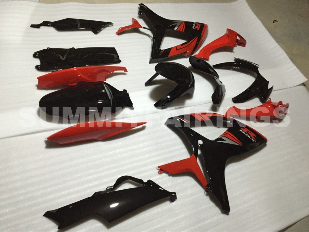 Capas para Suzuki GSXR 600 750 Preta e Vermelha GSXR (2006-2007)