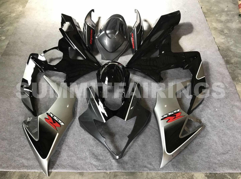 Защитные обтекатели для Suzuki - GSXR1000 K5 05-06 серый, черный и серебряный