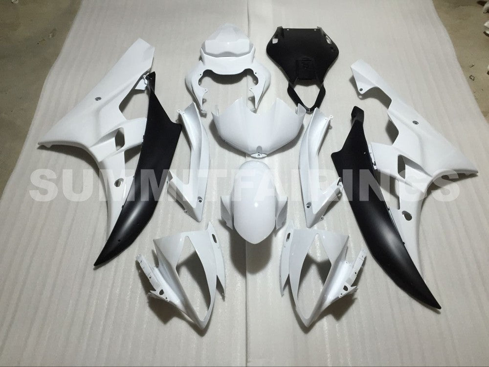 Protecciones Para Yamaha YZF-R6 Blanco NegroR6 ( De 6- De 6)