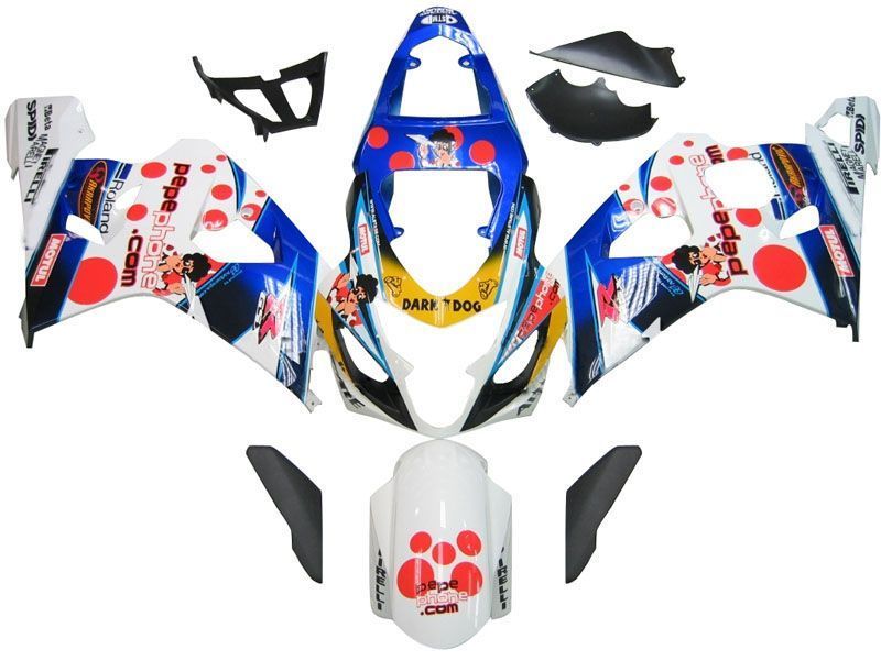 Fairings For Suzuki GSXR 600 750 Multi-Color pepephone (2004-2005)