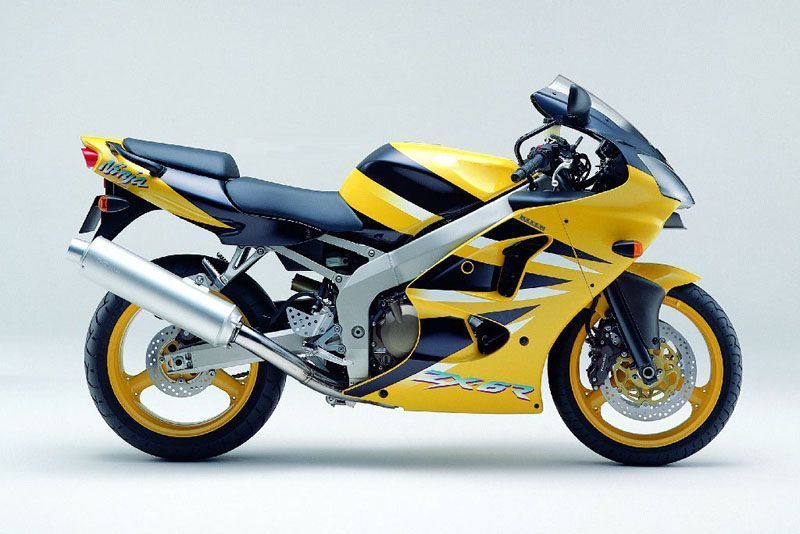Verkleidungen für Kunststoff Kawasaki ZX6R 636 Gelb Blau ZX6R (2000-2002)