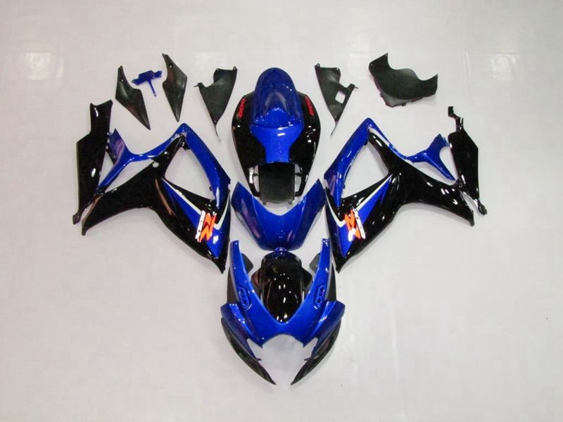 Фары для Suzuki GSXR 600 750 (2006-2007) Сине-чёрный