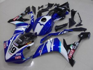 Fairings For Yamaha R1, 2007-2008 - Blue, White & Black Spies