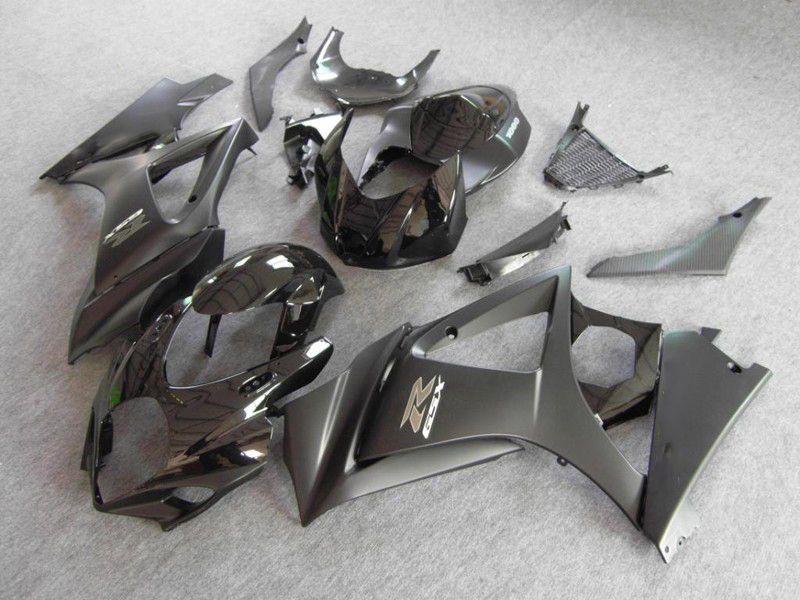 Étuis pour Suzuki - GSXR1000 K7 07-08 Noir mat Noir brillant