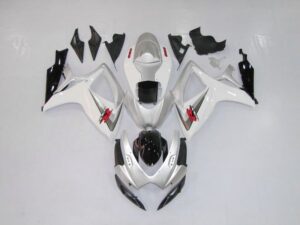 Fairings For Suzuki - GSXR600-750 K6 06-07 White Silver