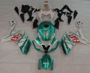 Fairings For Yamaha YZF-R1 Green Emerald White FIAT (2007-2008)