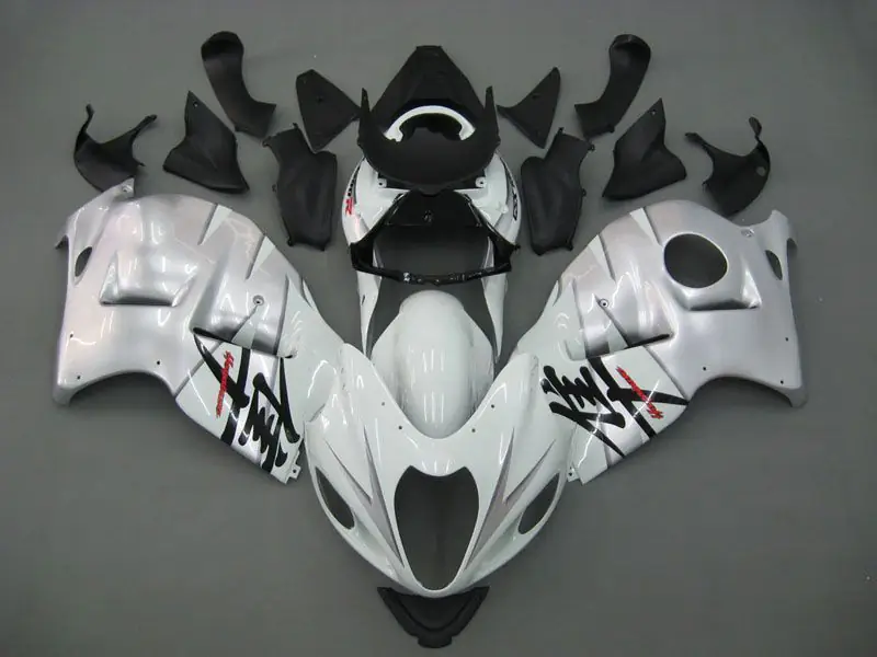 Fairings For Suzuki GSX1300R Hayabusa White & Silver Hayabusa (1996-2007)