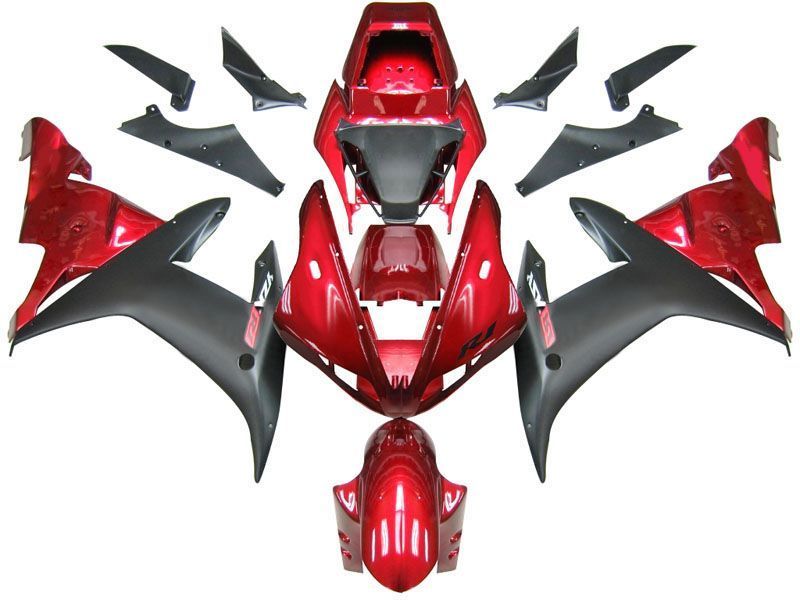 Fairings For Yamaha YZF-R1 Red Black R1 (2002-2003)