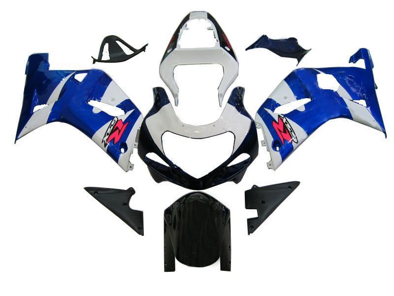 サイズ GSXR 750用フェアリング ブルー&ホワイト サイズ GSXR (2001-2003)