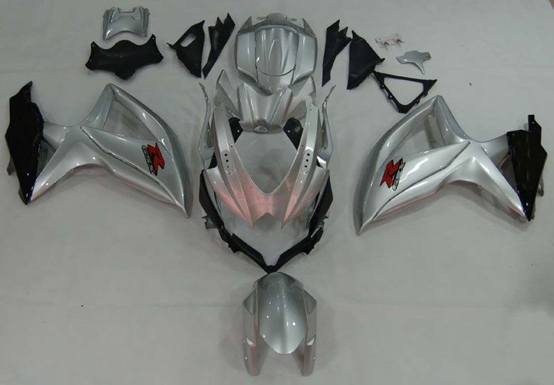 Cản trước cho Suzuki GSXR 600 750 Bạc Đen GSXR (2008-2009-2010)