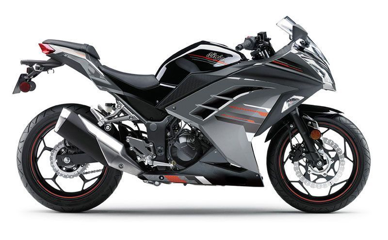 Fairings For Plastics Kawasaki Ninja 300R EX300R Grey Black Ninja (2013-2014)