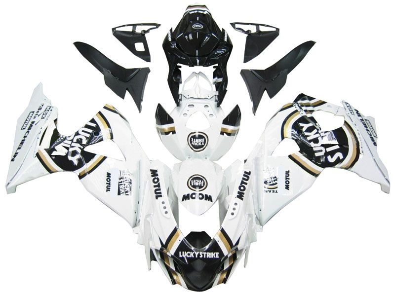 Капоти для Suzuki GSXR 1000 Білий Чорний Золотий (2009-2016)