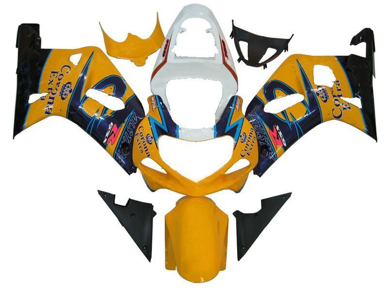 Voorzijden voor Suzuki. Voorzijden voor Suzuki GSXR 750 Geel Blauw Corona GSXR (2001-2003)