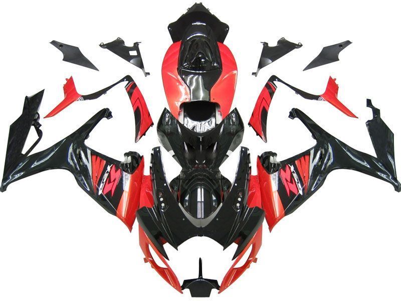 Carburadores para Suzuki GSXR 600 750 Preto e Vermelho GSXR (2006-2007)