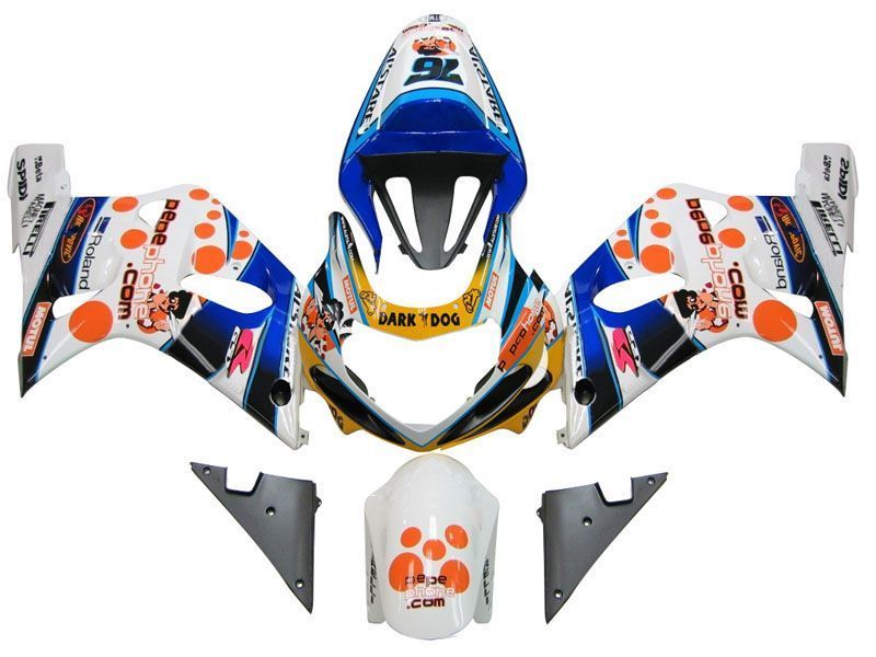 Fairings For Suzuki GSXR 750 Multi-Color pepephone (2001-2003)