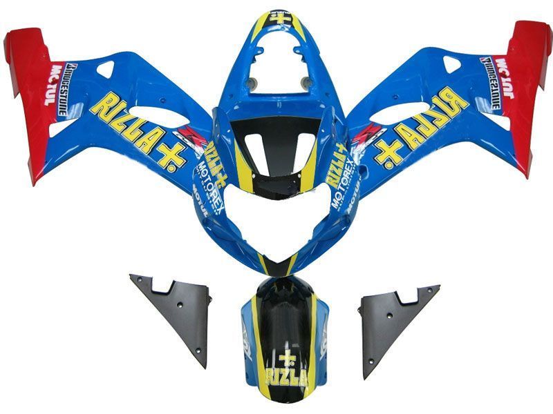 Cubiertas para Suzuki GSXR 750 Azul Rojo GSXR (2001-2003)