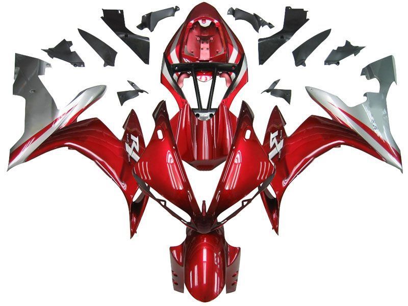 Fairings For Yamaha YZF-R1 Red & Silver R1 (2004-2006)
