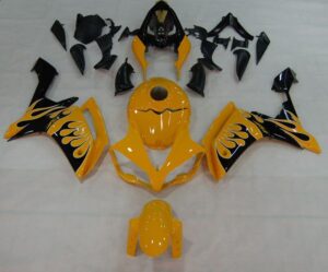 Fairings For Yamaha YZF-R1 Yellow & Black Flame R1 (2007-2008)