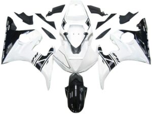 Fairings For Yamaha YZF-R6 Black & White Tribal R6  (2003-2004)