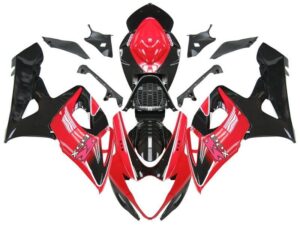 Fairings For Suzuki GSXR 1000 Black and Red GSXR  (2005-2006)