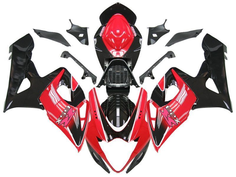 Fairings For Suzuki GSXR 1000 Black and Red GSXR (2005-2006)