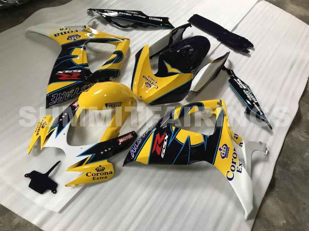 Fairings For Suzuki GSXR 600 750 (2006-2007) Yellow Blue White