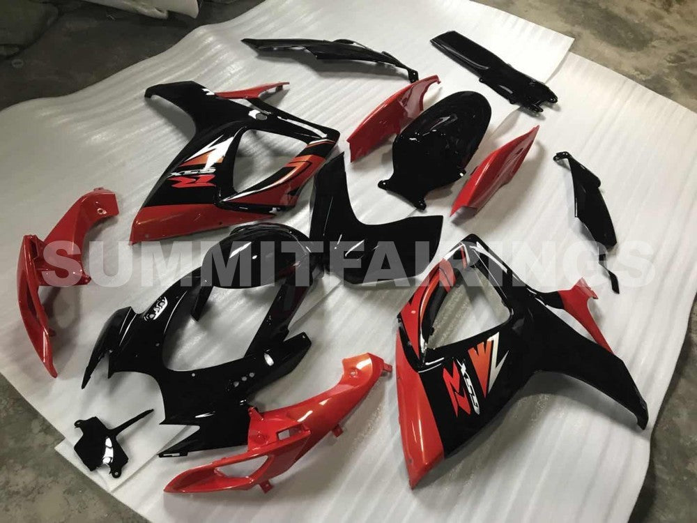 Capas para Suzuki GSXR 600 750 Preta e Vermelha GSXR (2006-2007)