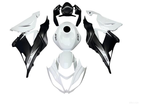 Fairings For Plastics Kawasaki ZX6R 636 White Ninja (2013-2018