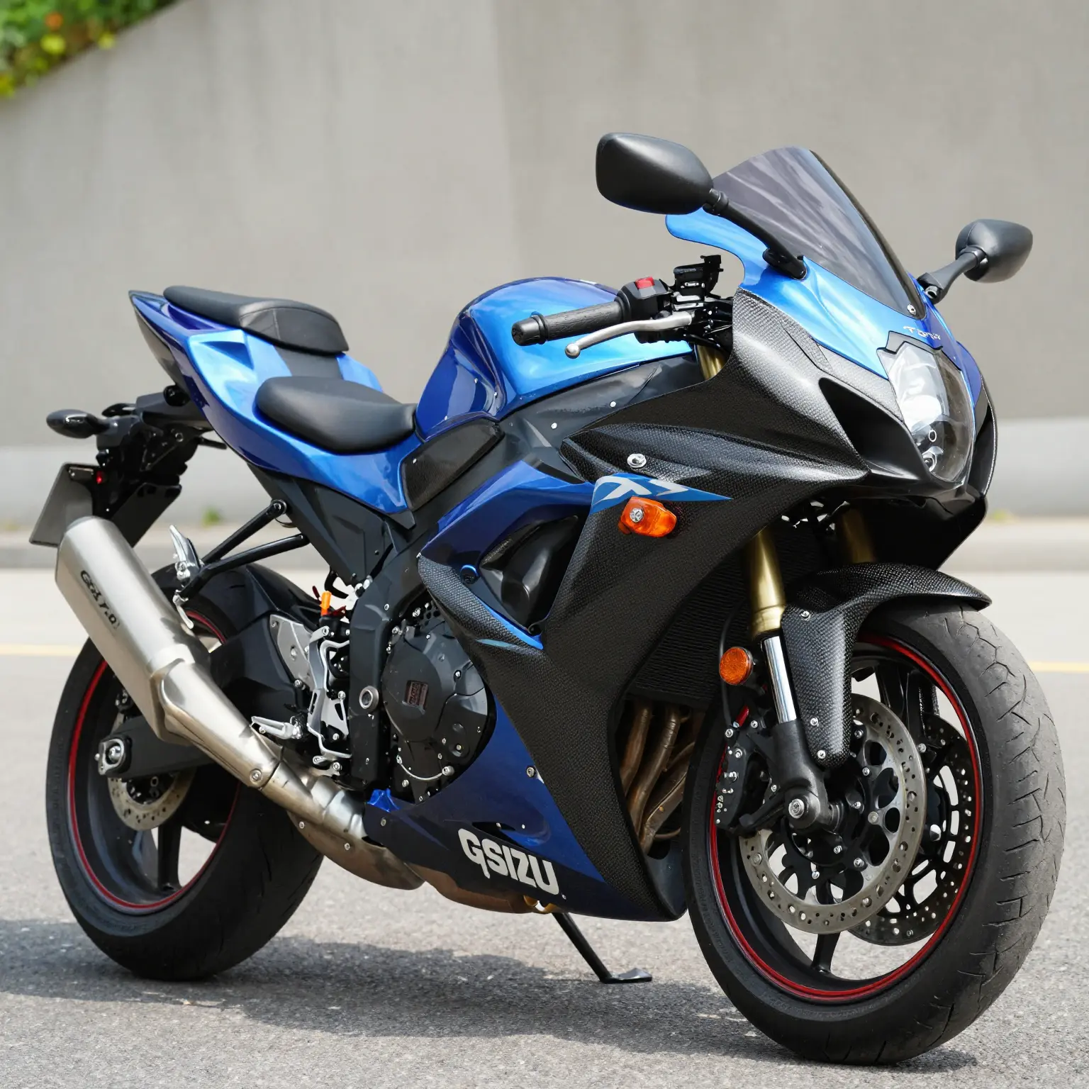 2017 Suzuki GSXR 600 with Carbon Fiber Fairings