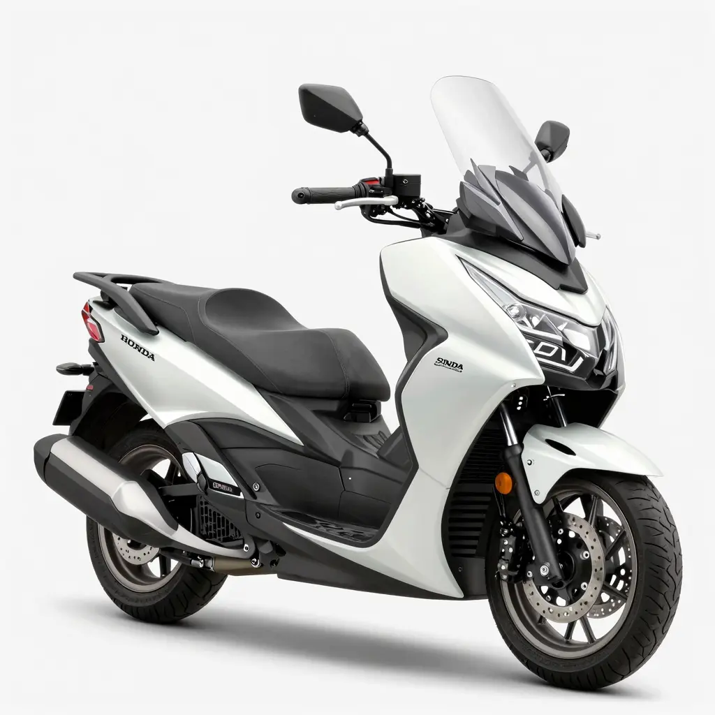 Honda Deauville motorcycle illustration