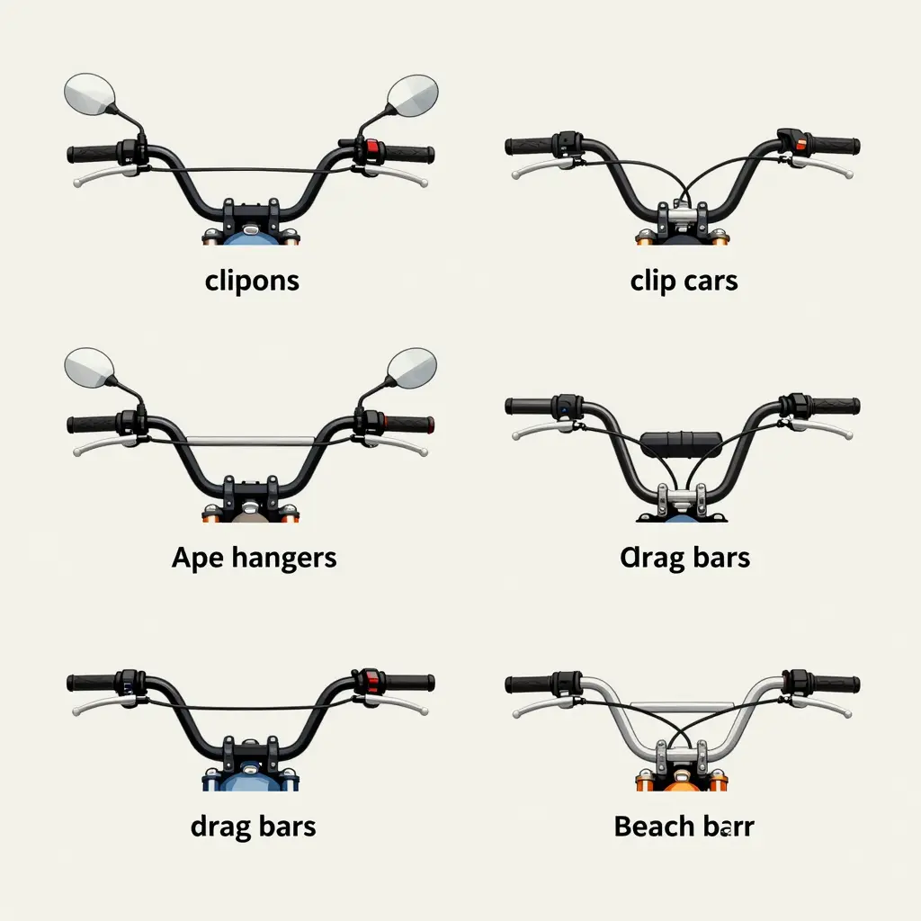 Different Styles of Motorcycle Handlebars
