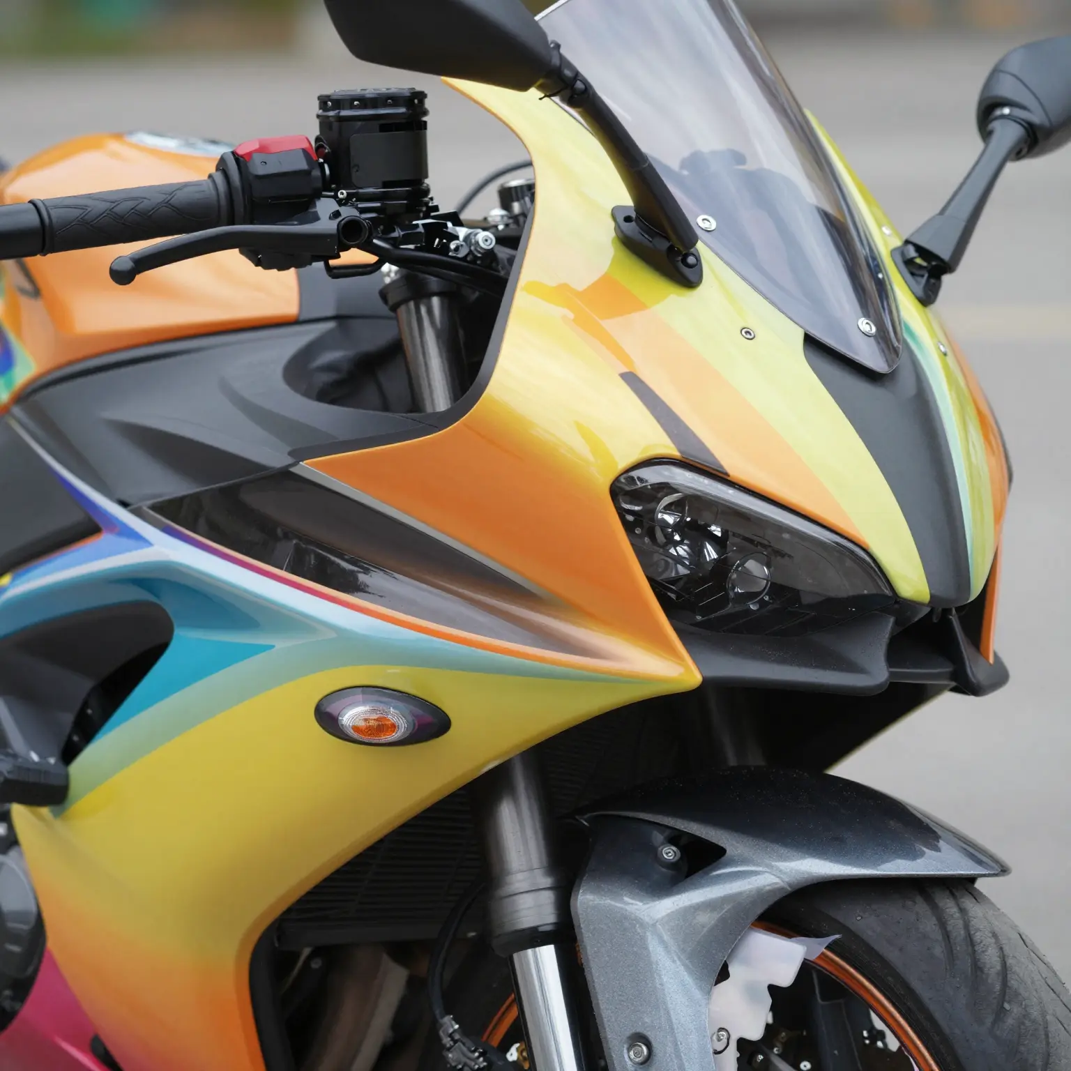 High-Quality Paint for Motorcycle Fairings