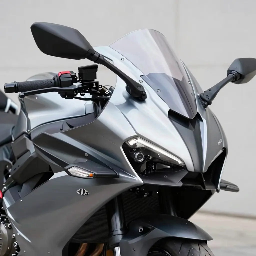 High-quality motorcycle fairing showcasing its design